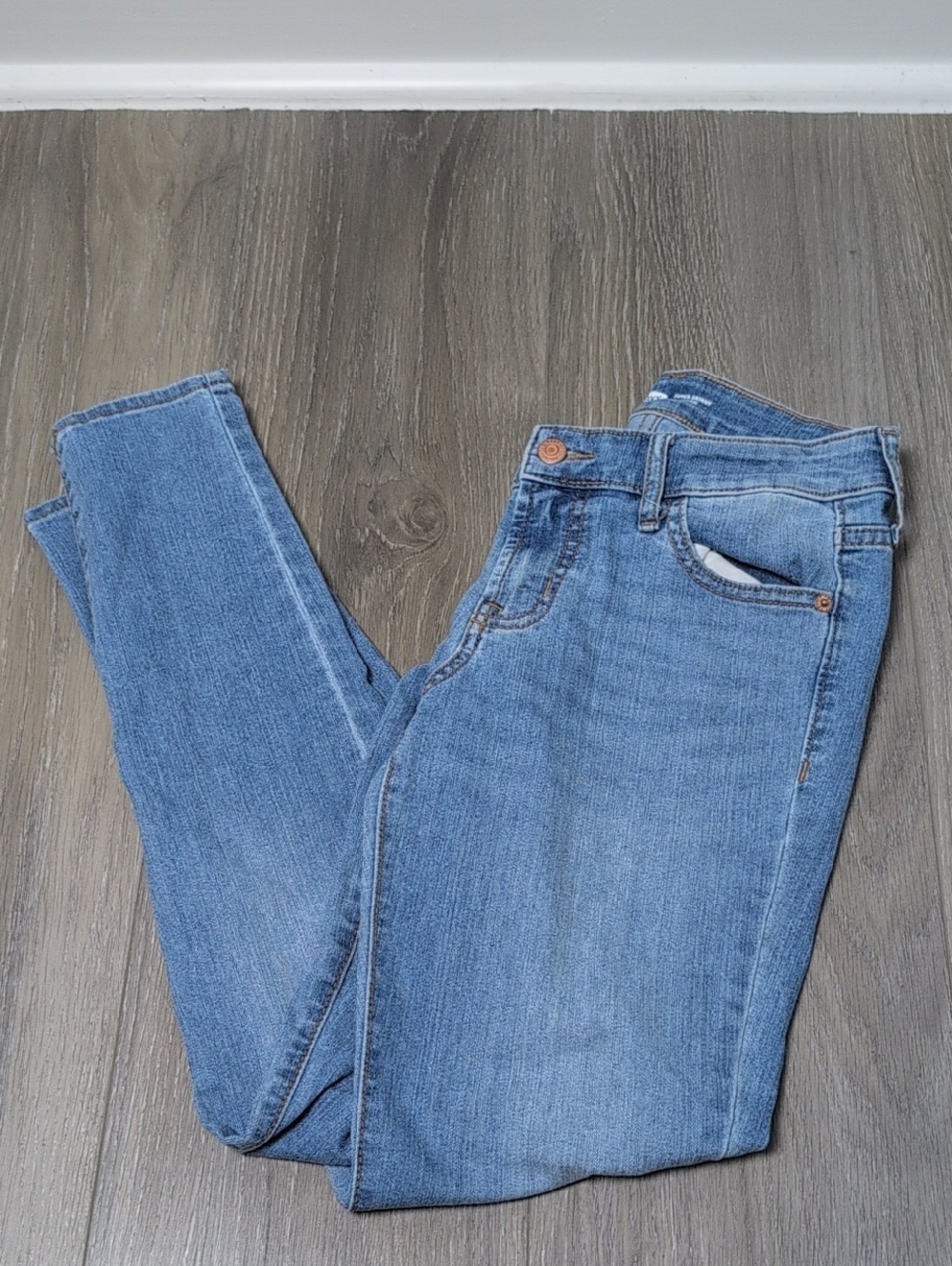 Old Navy Light Blue Super Skinny Jeans